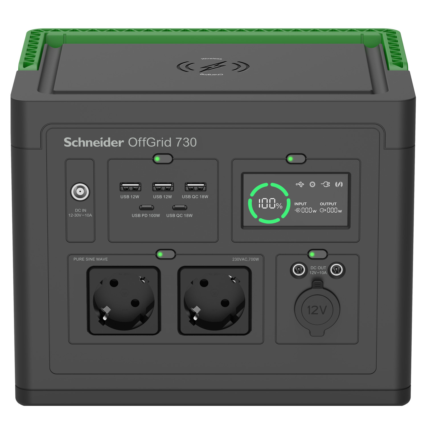 Apc - Smart Ups&smart Ups X      Schneider Offgrid Portable Pwr      Station 730 738wh Li-ion 2schuko    Pps730-gr
