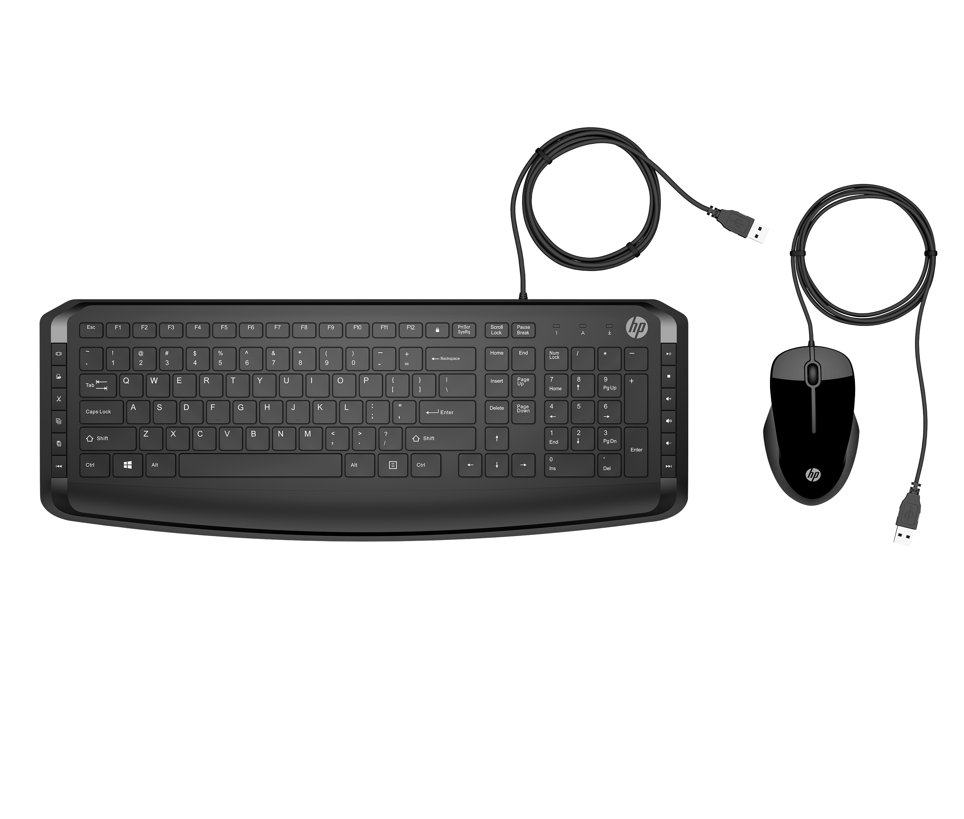 HP Wired Keyboard Mouse 250 NO  9DF28AA#ABN - eet01