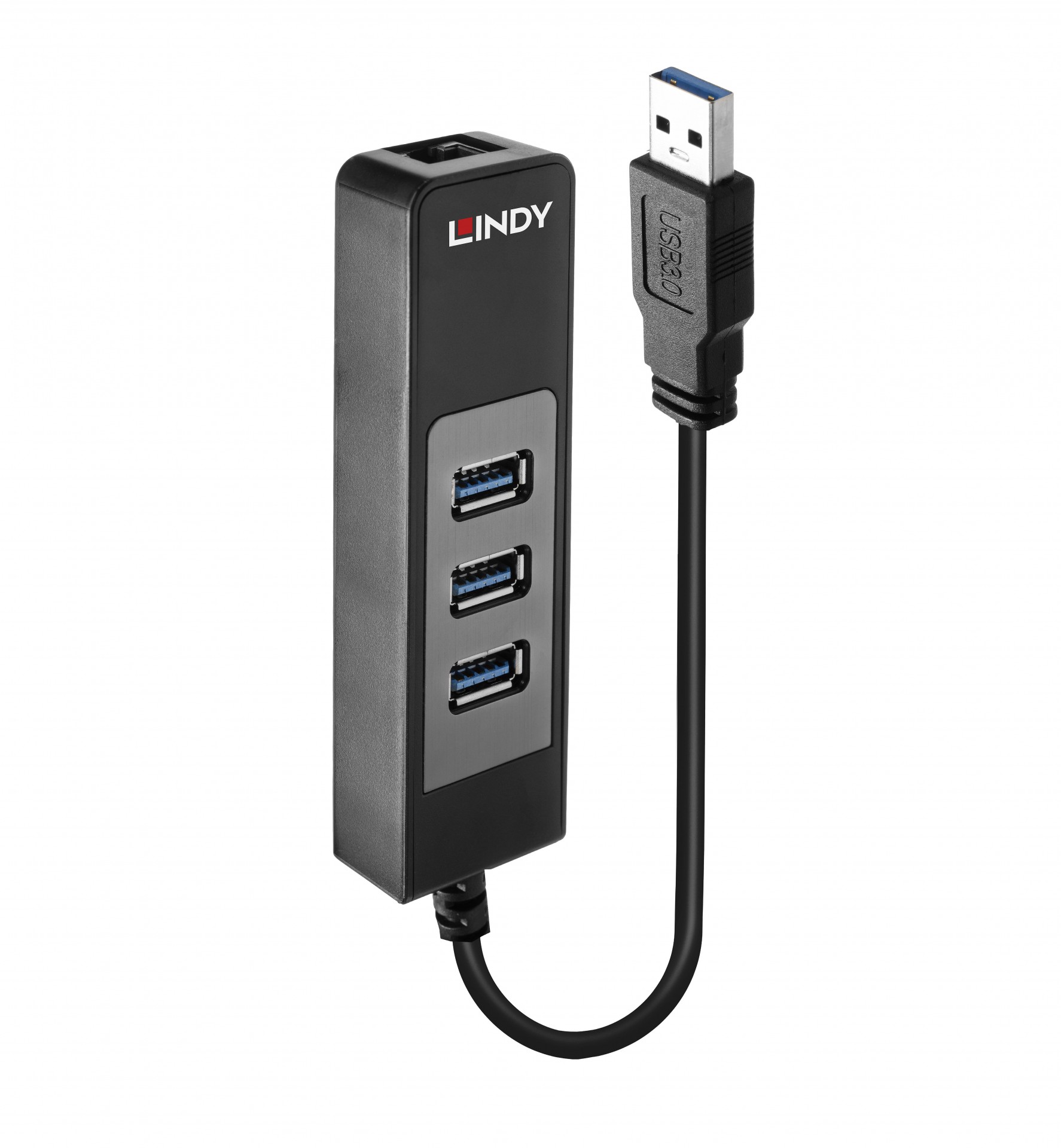 Lindy Converters & Scalers       Usb 3.1 Type A To 3xusb 3.1         Type A Hub / Gigabit Lan Adapter    43176