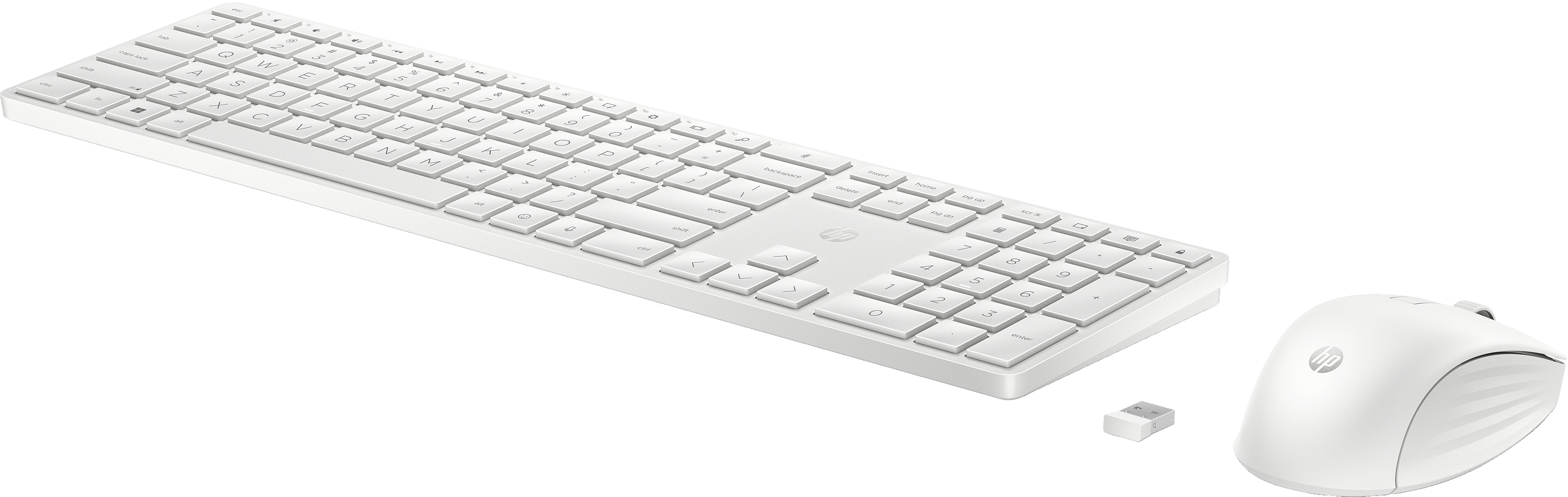 HP 655 Wireless Keyboard and  Mouse Combo, white  860P8AA#UUZ - eet01