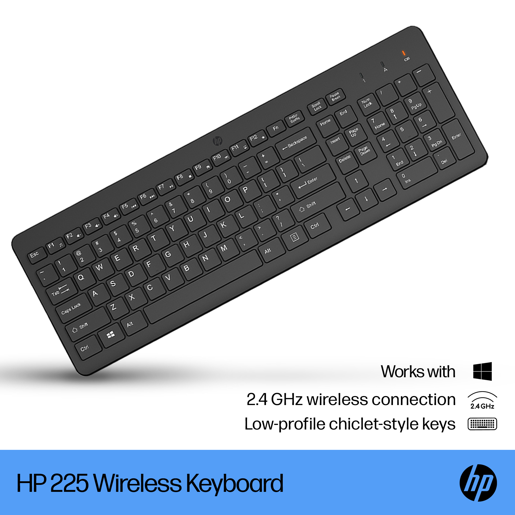 HP 225 Wireless Keyboard  805T1AA#ABU - eet01