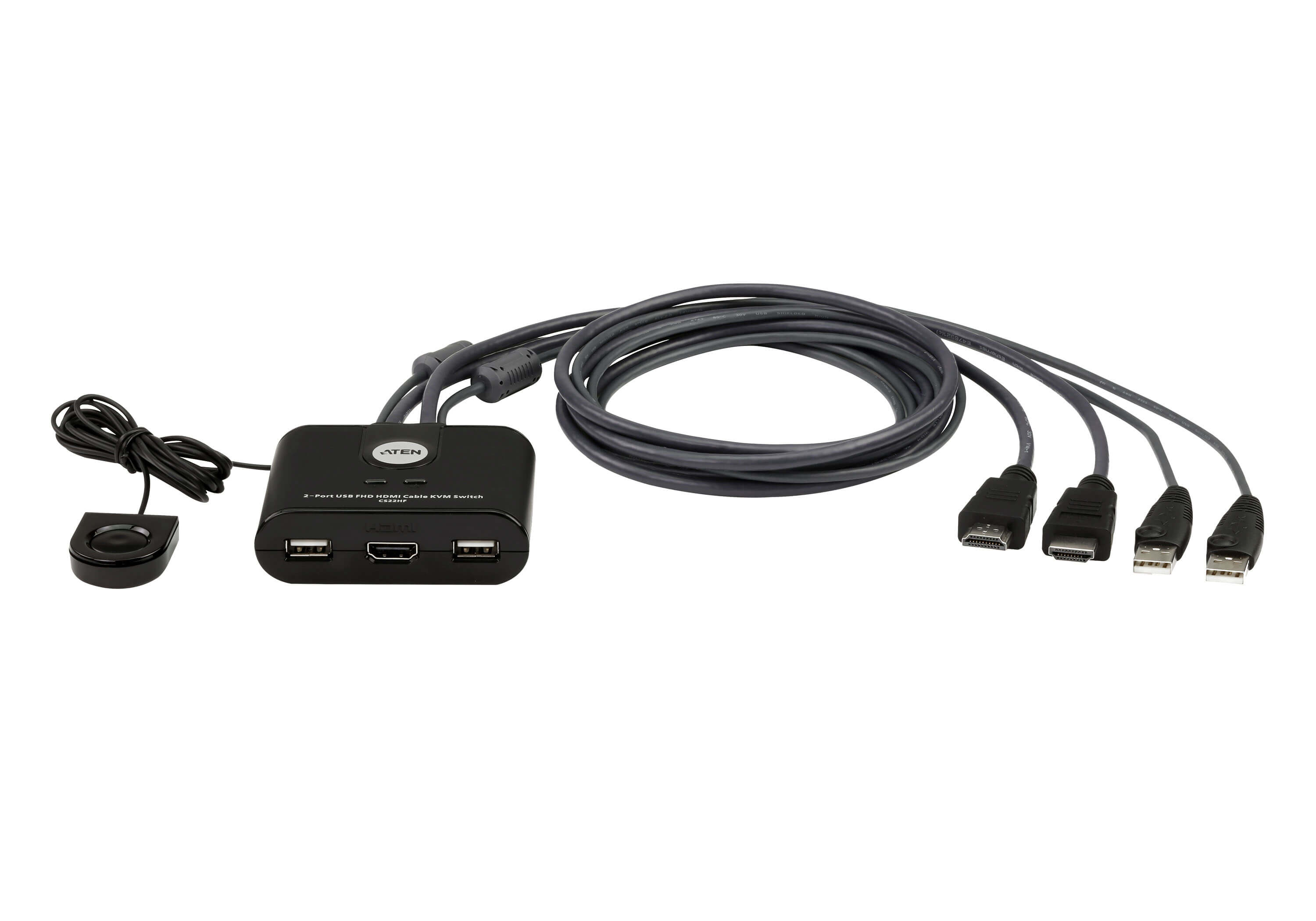 Cs22hf aten kvm Aten It Cs22hf *2 Hdmi Pc In, *1 Hdmi Monitor Out With Remote Port Selector; Fhd No Audio - NA01