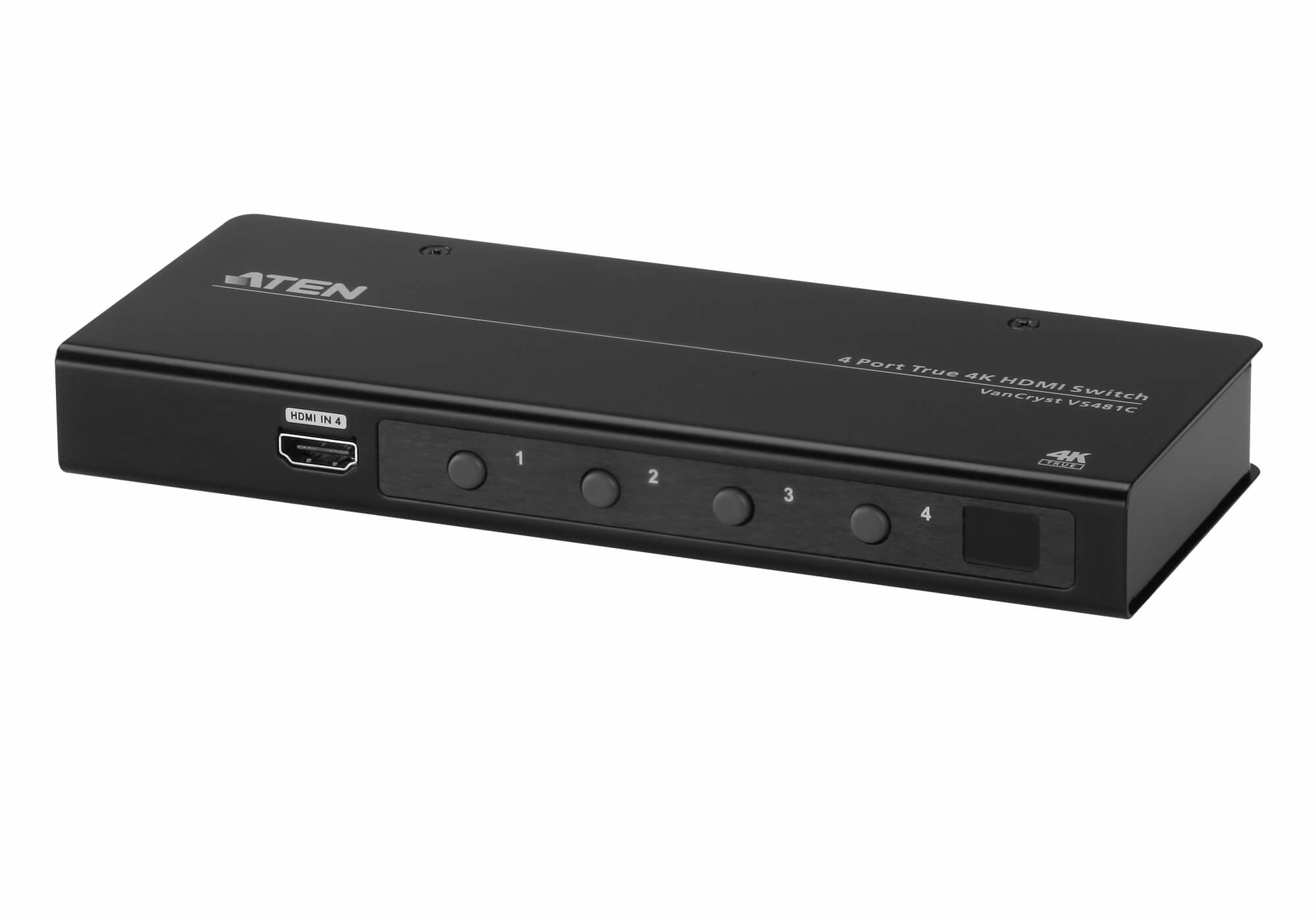 Aten Av Vs481c 4-port True 4k Hdmi Switch Vs481c - NA01