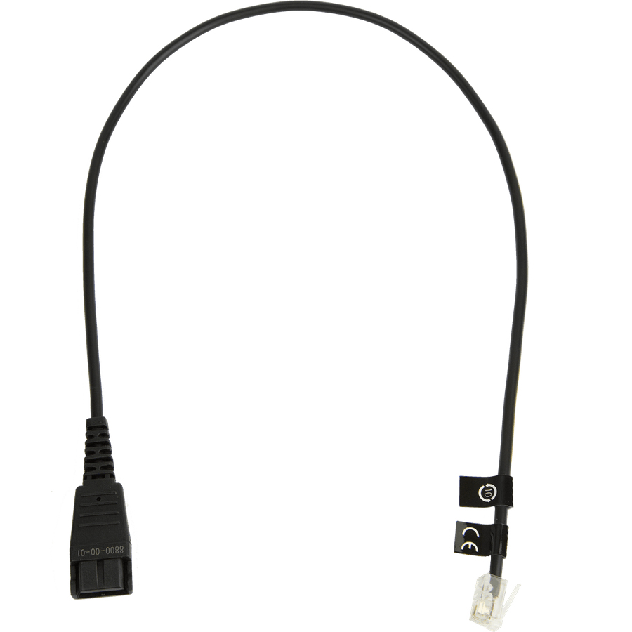 Jabra Mobile - Mobile Accessorie Qd Cord To Rj10 Straight 0.5 Me     Standard Allocation                 8800-00-01