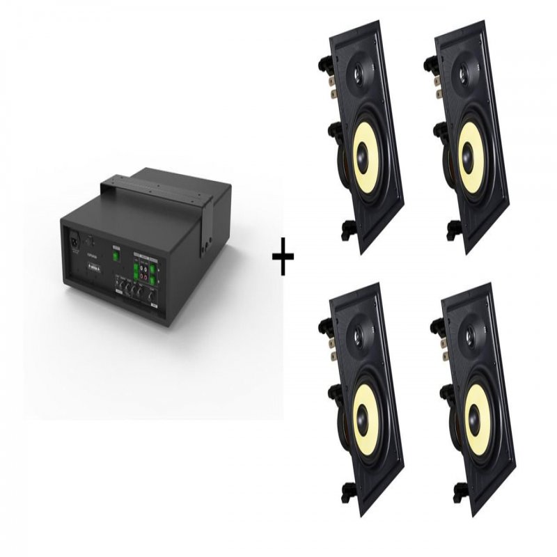 Vivolink Audiopack Subwoofer + 4 x Pro  In-Wall Speakers  AUDIOPACK-IW4 - eet01