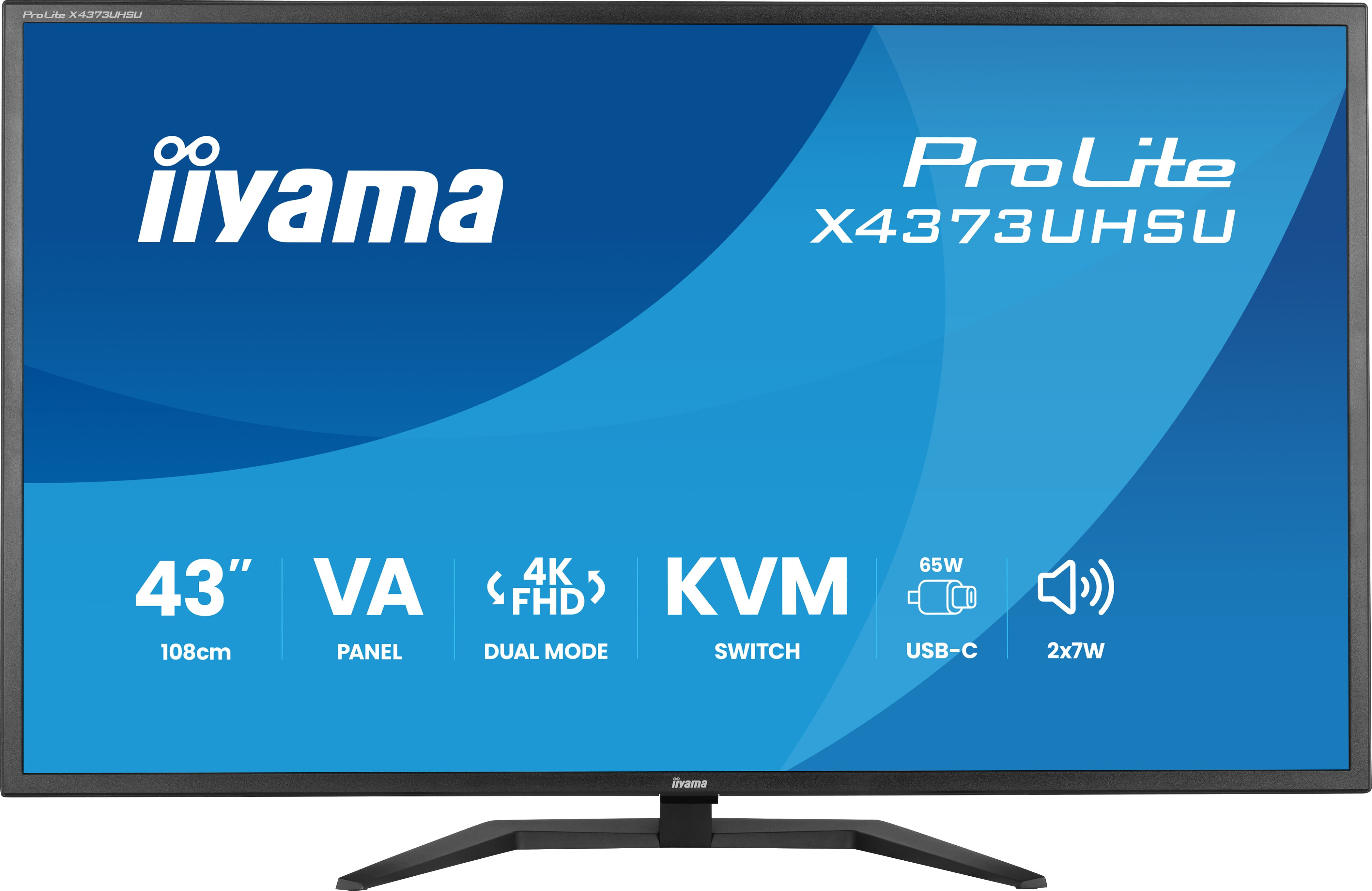 Iiyama 43" UHD USB-C  X4373UHSU-B2 - eet01