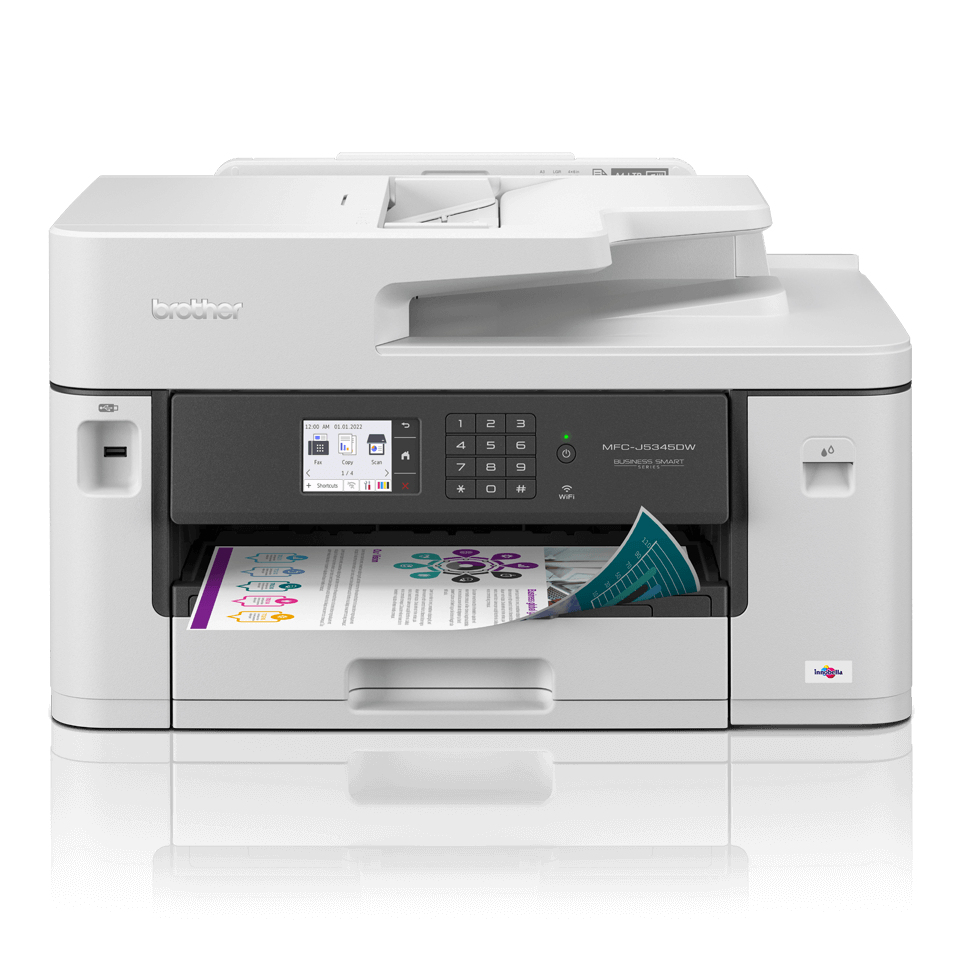 Brother Mfc-J5345Dw Inkjet A3 4800 X  1200 Dpi 28 Ppm Wi-Fi  MFCJ5345DWRE1 - eet01