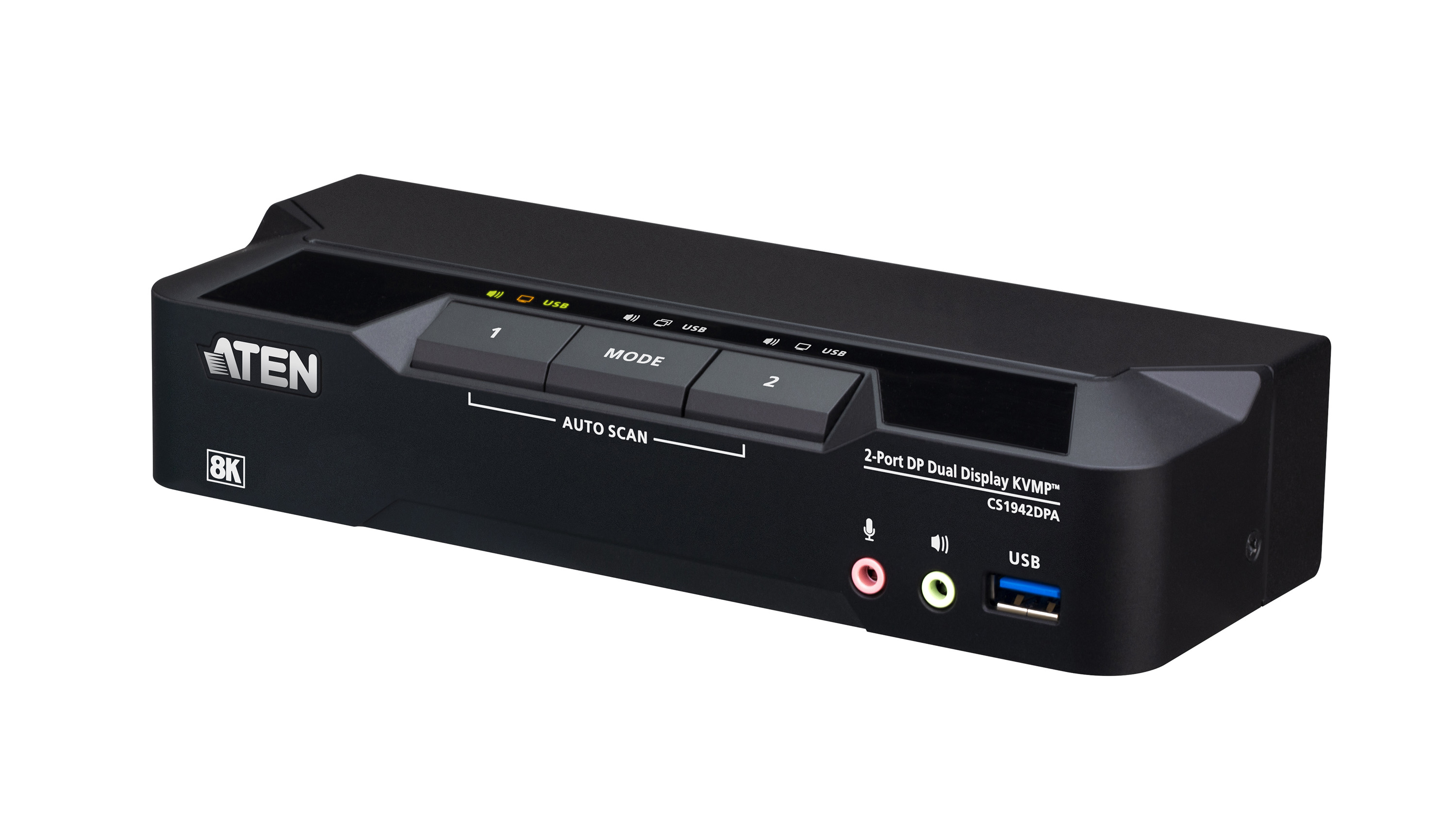 Aten It Cs1942dpa 2p 8k Usb3.0 Dual Display Kvmp Switch Cs1942dpa-at-e Cs1942dpa - NA01