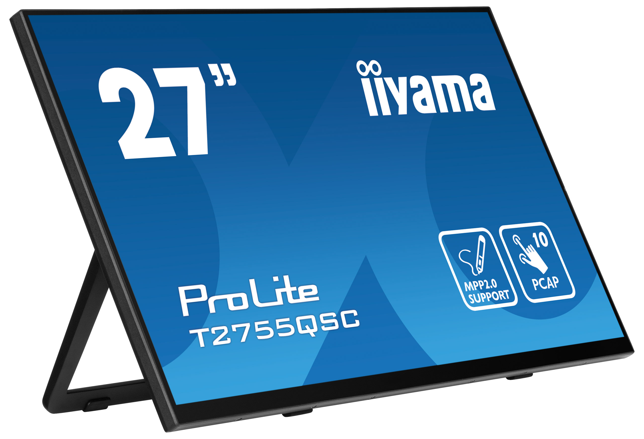 Iiyama - Touchscreen Under 32in  27in Ips 2560 X 1440 16:9 5ms       T2755qsc-b1 1000:1 Hdmi Dp Usb      T2755qsc-b1