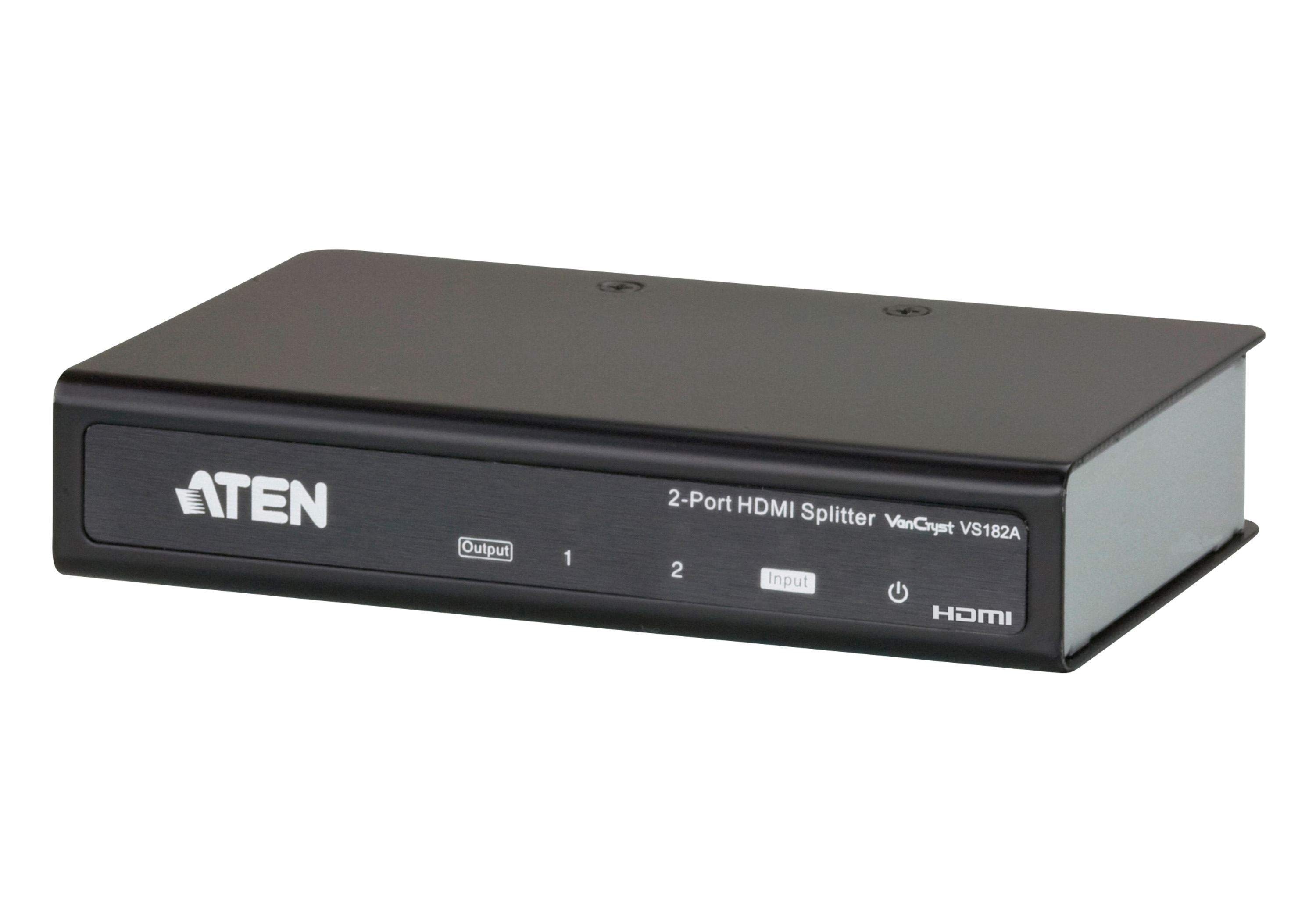 Aten Av Vs182a 2 Port Hdmi Video Splitter With Audio Support (compatible With Hdmi 1.3b & Hdcp 1.1), Cascadable, 4k2k Support Vs182a - NA01