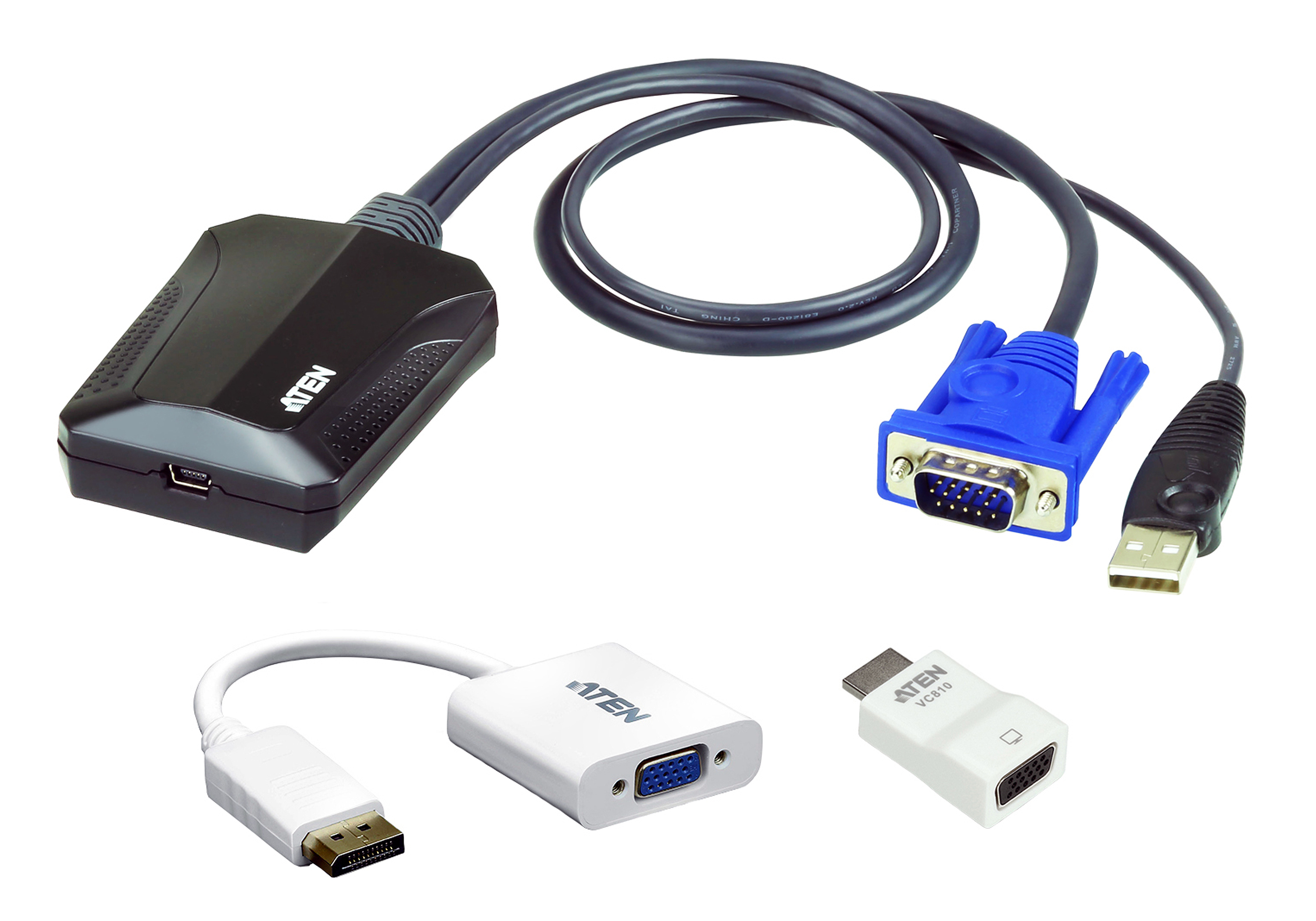 Aten It Cv211cp Luc(laptop Usb Console) Adapter, Hdmi & Displayport Converters Cv211cp - NA01