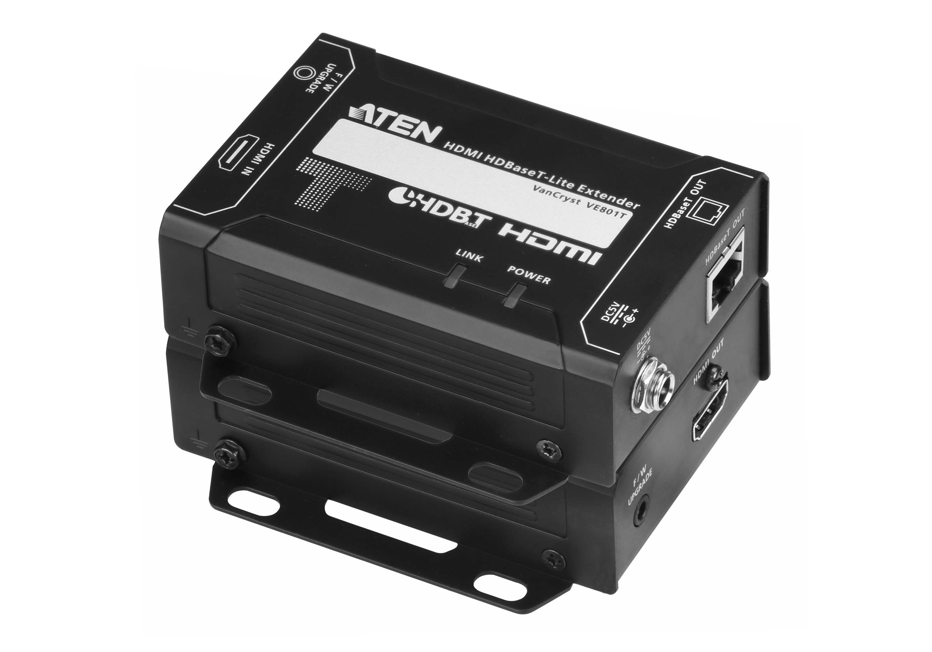 Aten Av Ve801 Hdbaset Lite Extender Over Single Cat 5 Ve801 - NA01