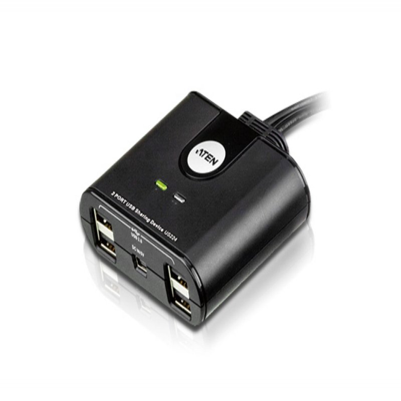 Aten It Us224 2 Port Usb 2.0 Peripheral Sharing Switch Us224 - NA01