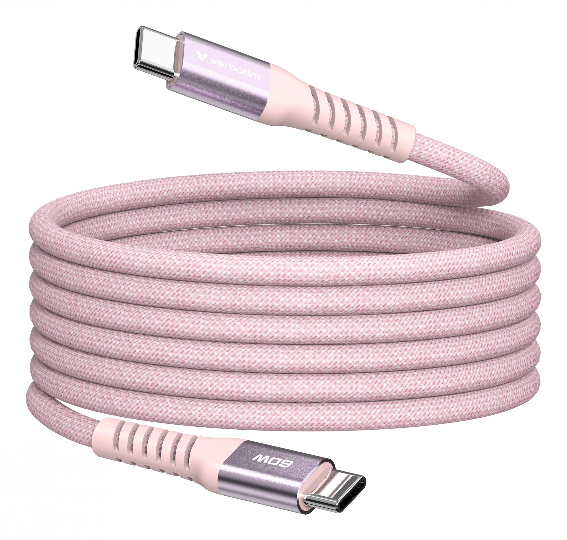 Verbatim Sync & Charge USB-C To USB-C  60W Magnetic 120 Cm - Pink  31853 - eet01