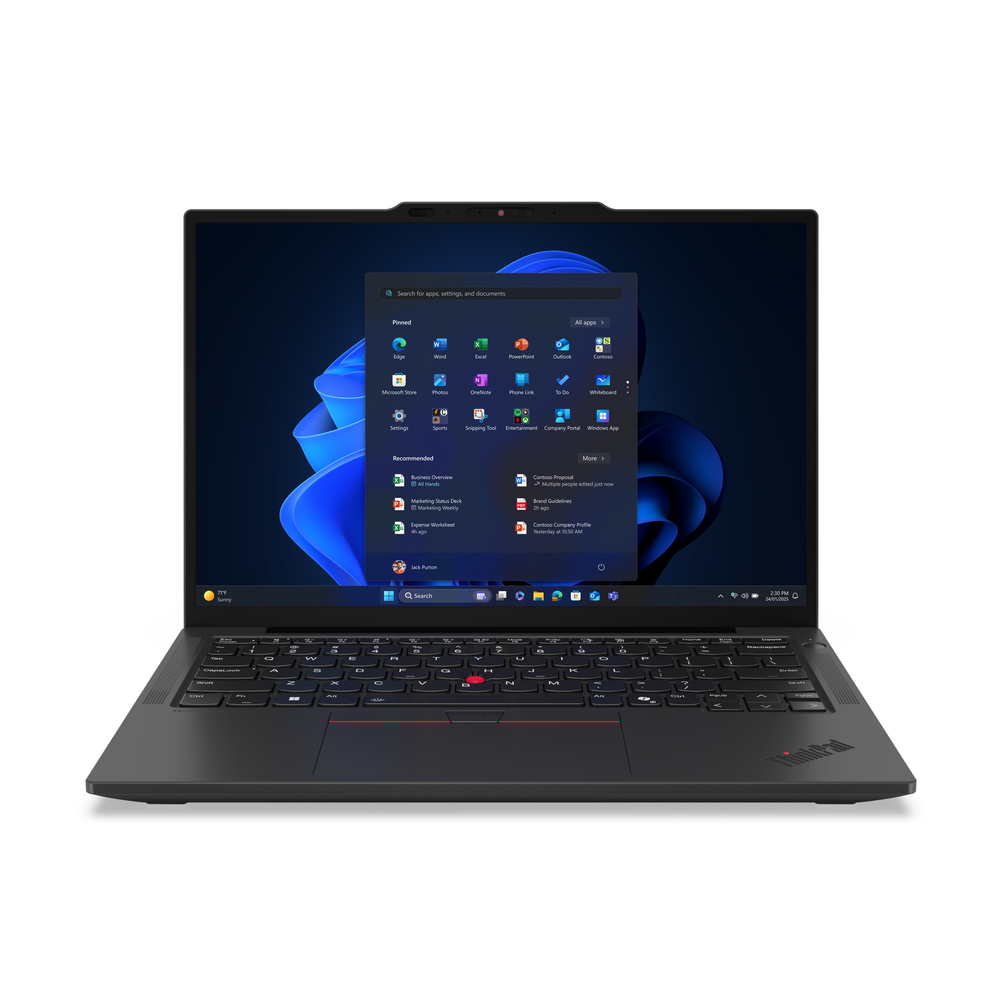 Lenovo ThinkPad X13 Gen 6 21RK - AI PC - 180-degree Hinge Design - Intel Core Ultra 5 - 225U / Up To 4.8 GHz - Win 11 Pro - Intel Graphics - 16 GB RAM - 512 GB SSD TCG Opal Encryption 2, NVMe - C2000