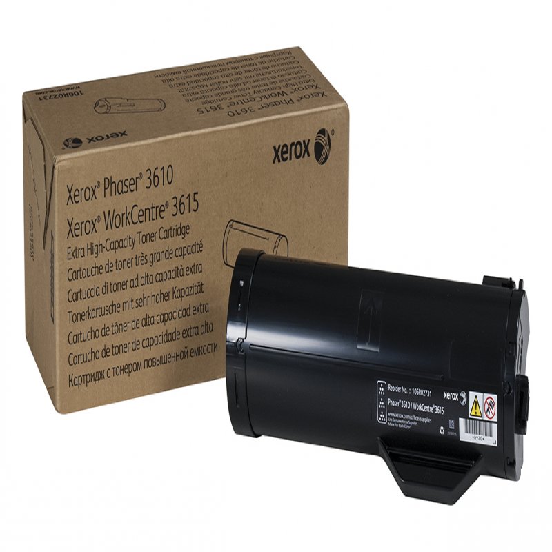 Xerox - Genuine Supplies         Ultra High Black Toner              F/3610/wc3615                       106r02731