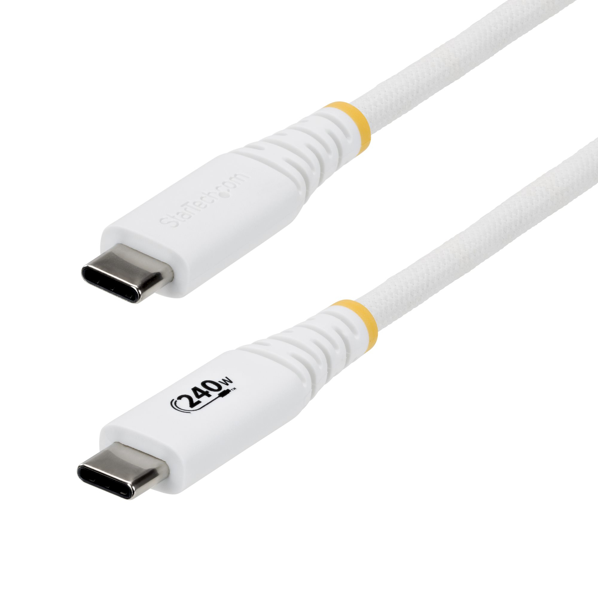 Startech - Cables                Usb-c Cable Usb-if Certified        240w Pd/silicone Jacket/rugged      S2cepr2mw-usb-cable