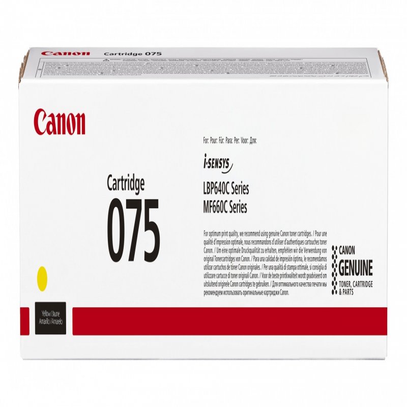 Canon - Supplies Copier          Cartridge 075 Y                                                         6362c002