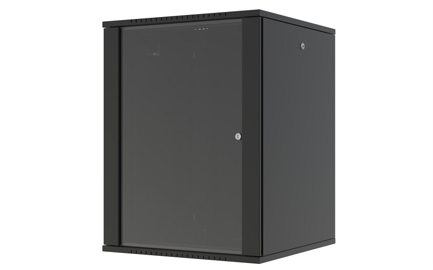 Lanview Quick Assembly Flat pack 19"  16U Rack Wall Mount W:600 x  RWF16U66BL - eet01