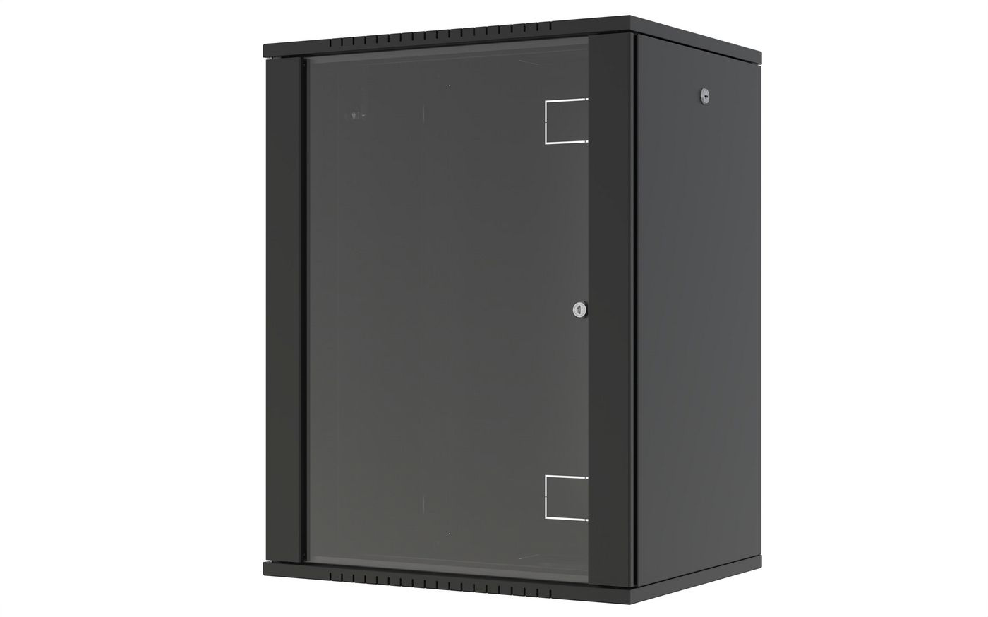 Lanview Quick Assembly Flat pack 19"  16U Rack Wall Mount W:600 x  RWF16U45BL - eet01