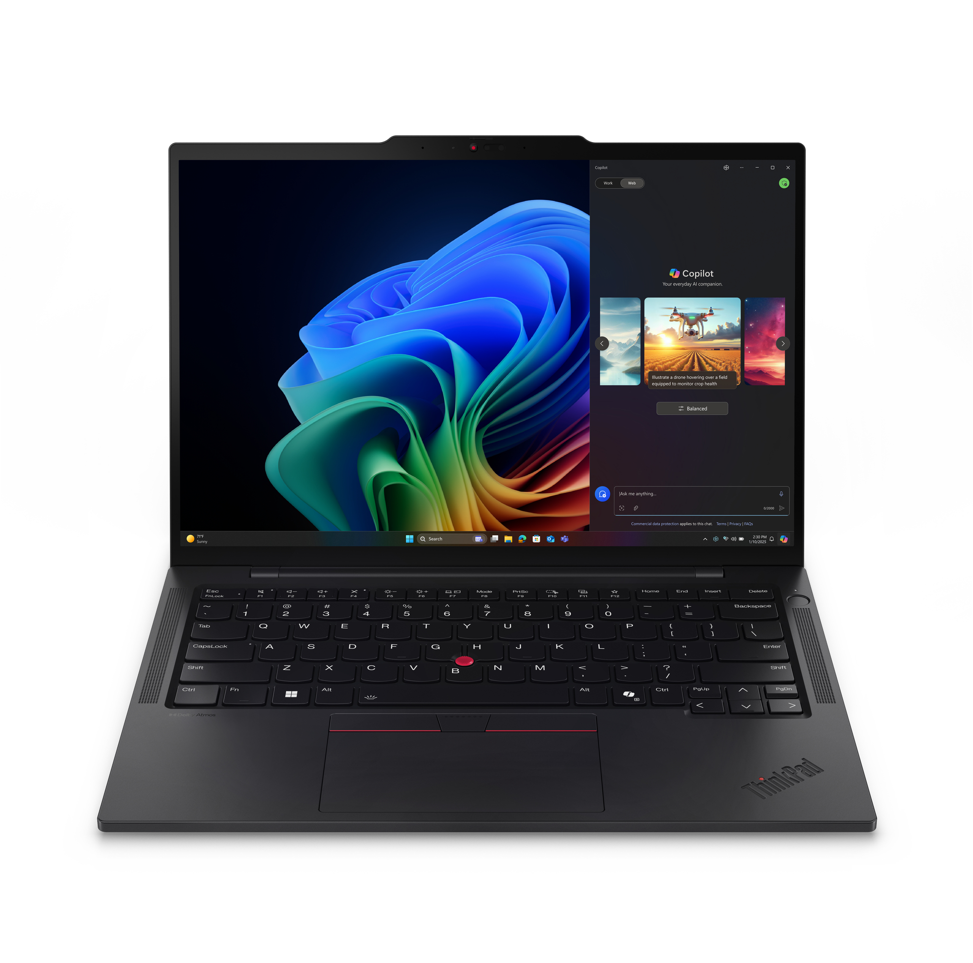 Lenovo ThinkPad T14s Gen 6 21QX - Copilot+ PC - Intel Core Ultra 5 - 226V / Up To 4.5 GHz - Win 11 Pro - Arc Graphics 130V - 16 GB RAM - 512 GB SSD TCG Opal Encryption 2, NVMe - 14" IPS 1920  - C2000