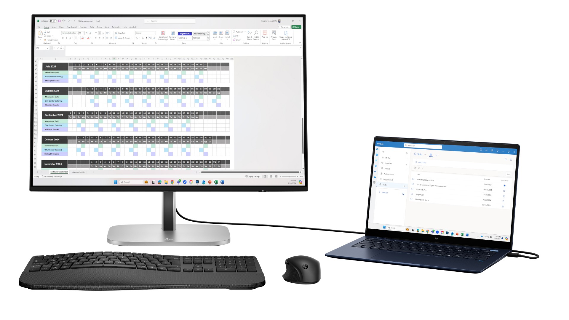 Hpinc S5 Pro 524pn 24" Ips Wuxga 16:10 Monitor Bl/sl (1920x1200)/ha/ti/sw/pi/hdmi/dp/vesa 9d9a7aa#abb - xep01