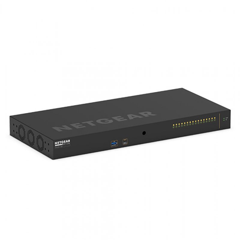 NETGEAR AV Line M4250-16XF - Switch - L3 - Managed - 16 X 10 Gigabit SFP+ - Side To Side Airflow - Rack-mountable XSM4216F-100EUS - C2000