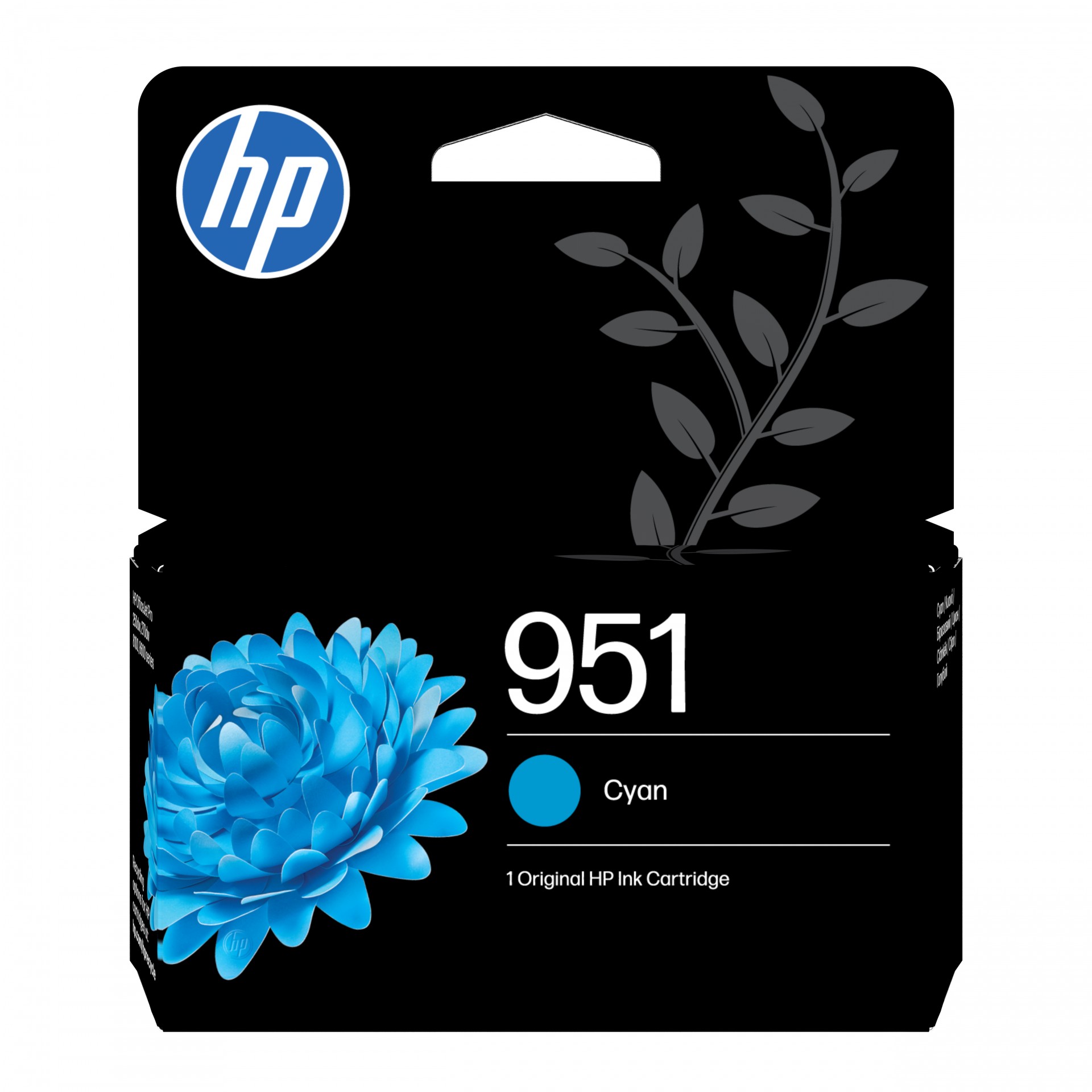 HP 951 Cyan Original Ink Cartridge CN050AE#LS1 - C2000