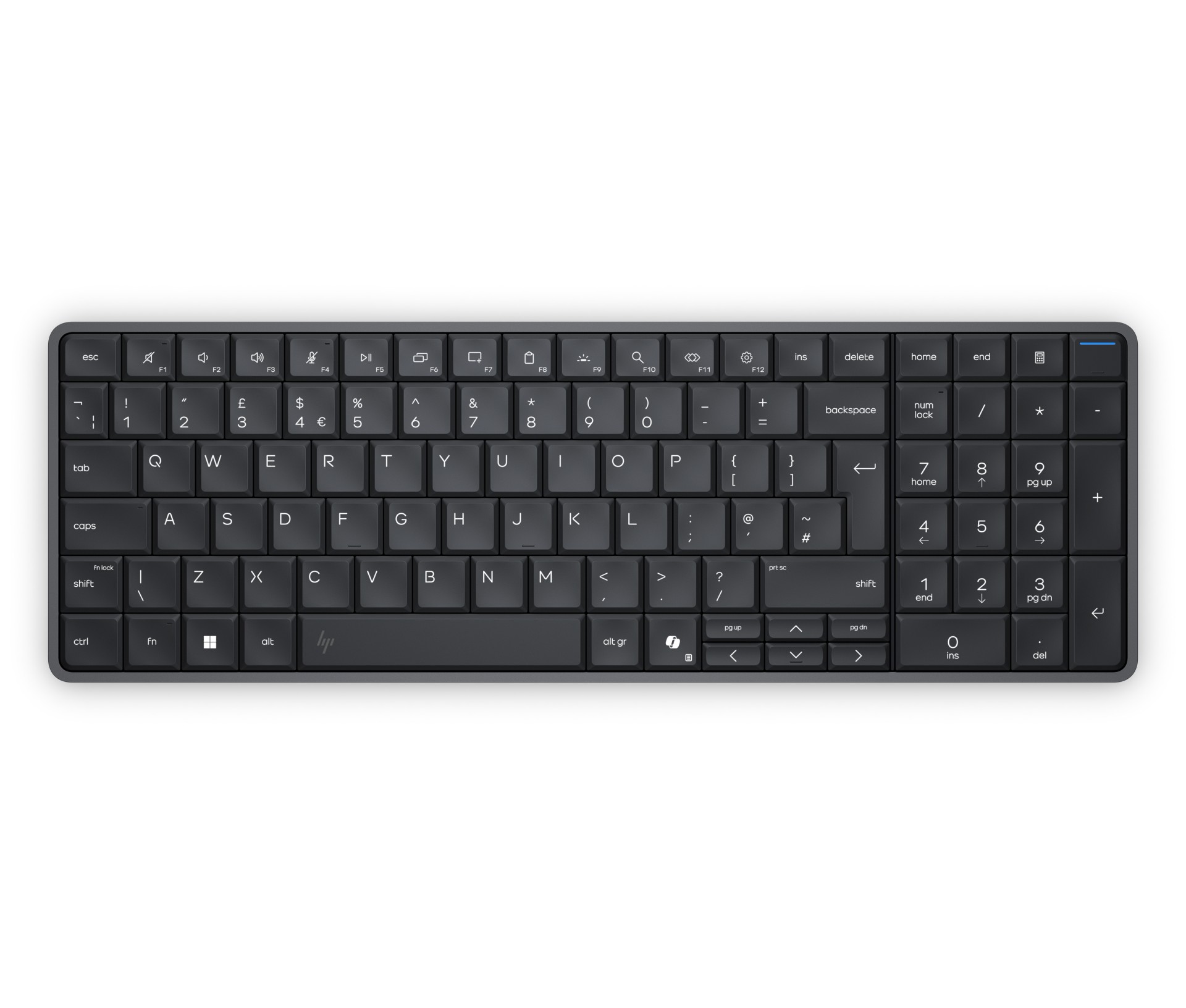 HP EliteBoard G1a Next Gen AI PC - Keyboard PC Ryzen AI 7 PRO 350 / Up To 5 GHz - RAM 32 GB - SSD 1 TB - NVMe - Radeon 860M - IEEE 802.11ax (Wi-Fi 6), IEEE 802.11be (Wi-Fi 7), Bluetooth 6.0 - - C2000