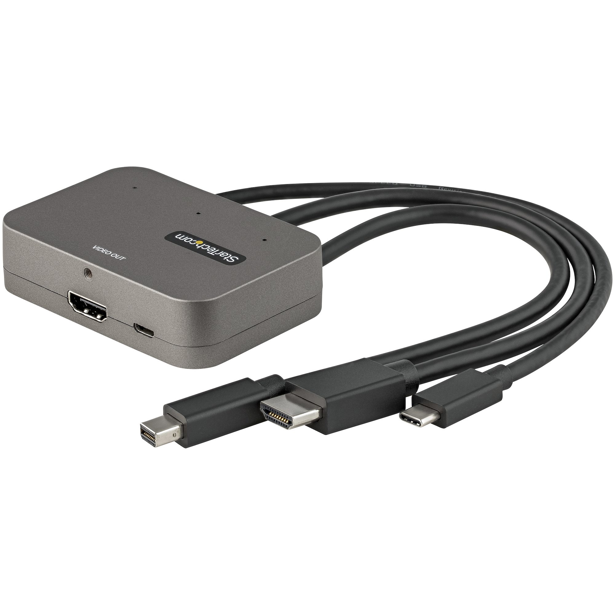 Startech - Audio Video           3in1 Multiport To Hdmi Adapter      Converter Usb-c Hdmi Mdp To Hdmi    Cdphdmdp2hd