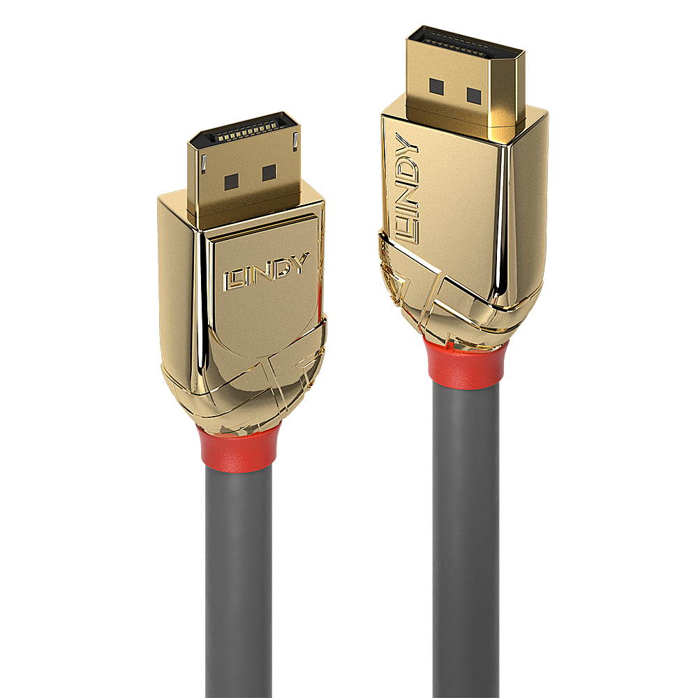 Lindy 3M Displayport 1.4Cable, Gold  Line  36293 - eet01