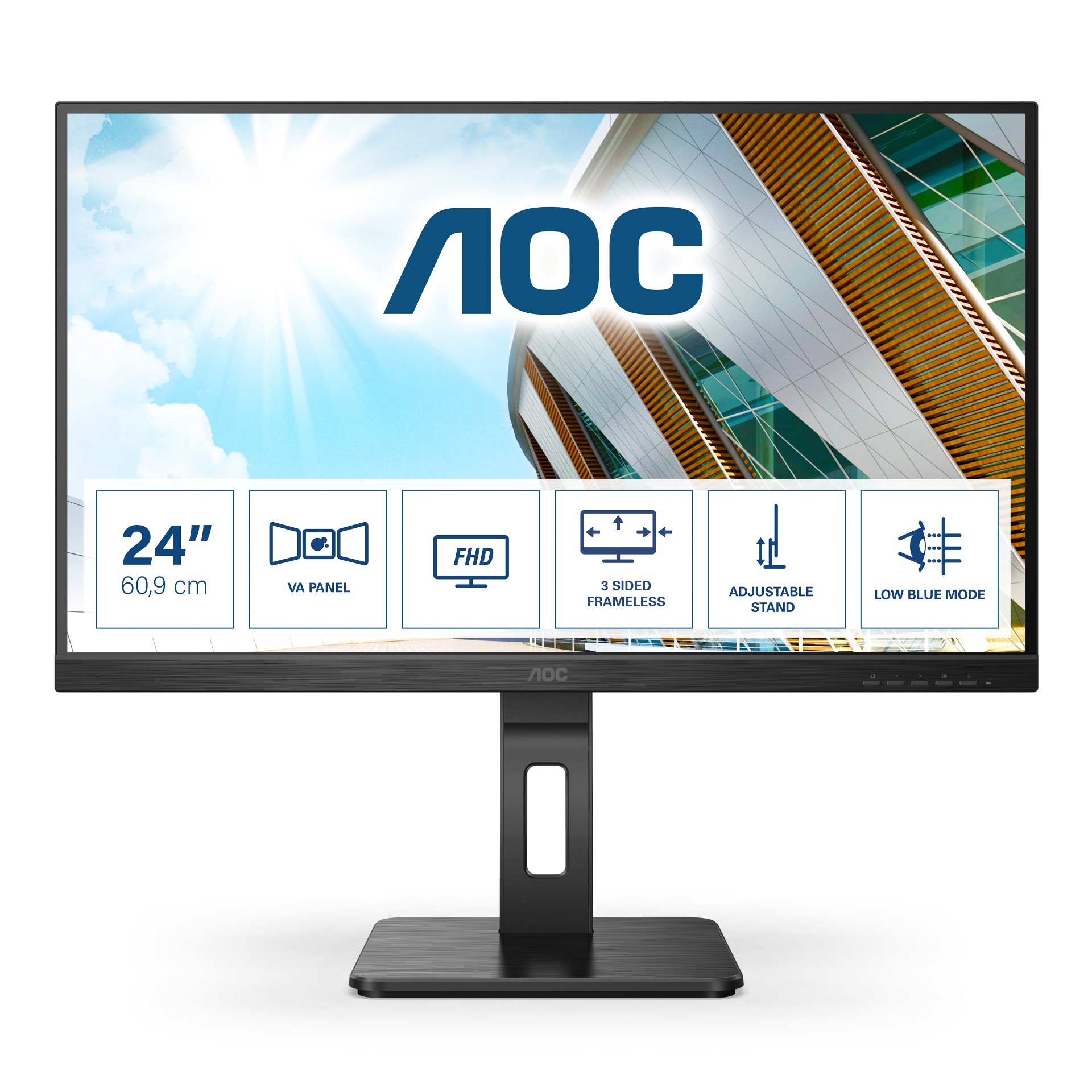 AOC 24P2QM 23.8IN 62.6892CM VA  24P2QM - eet01