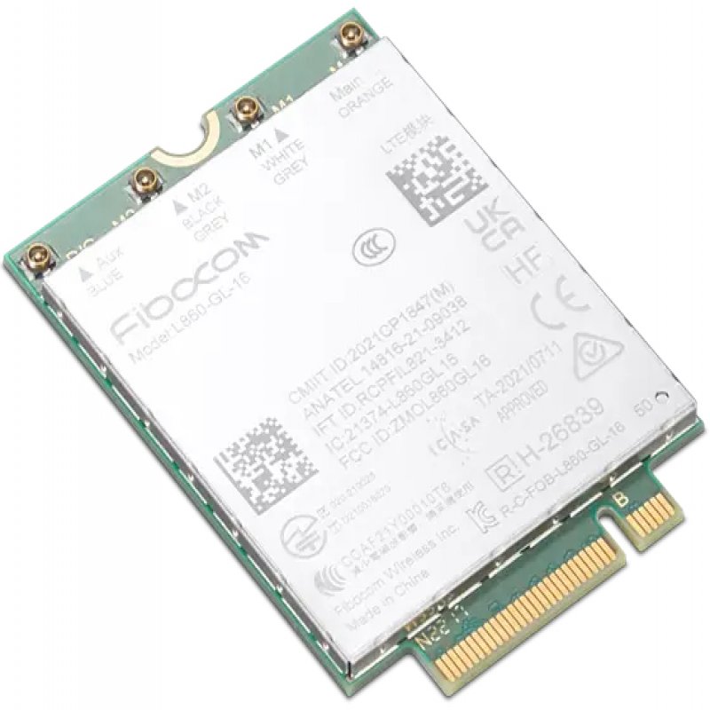 ThinkPad Fibocom FM350-GL 5G Sub-6 GHz M.2 WWAN Module For X1 Carbon Gen 11 4XC1M72800 - C2000 ThinkPad Fibocom FM350-GL 5G Sub-6 GHz M.2 WWAN Module For X1 Carbon Gen 11 4XC1M72800 - C2000