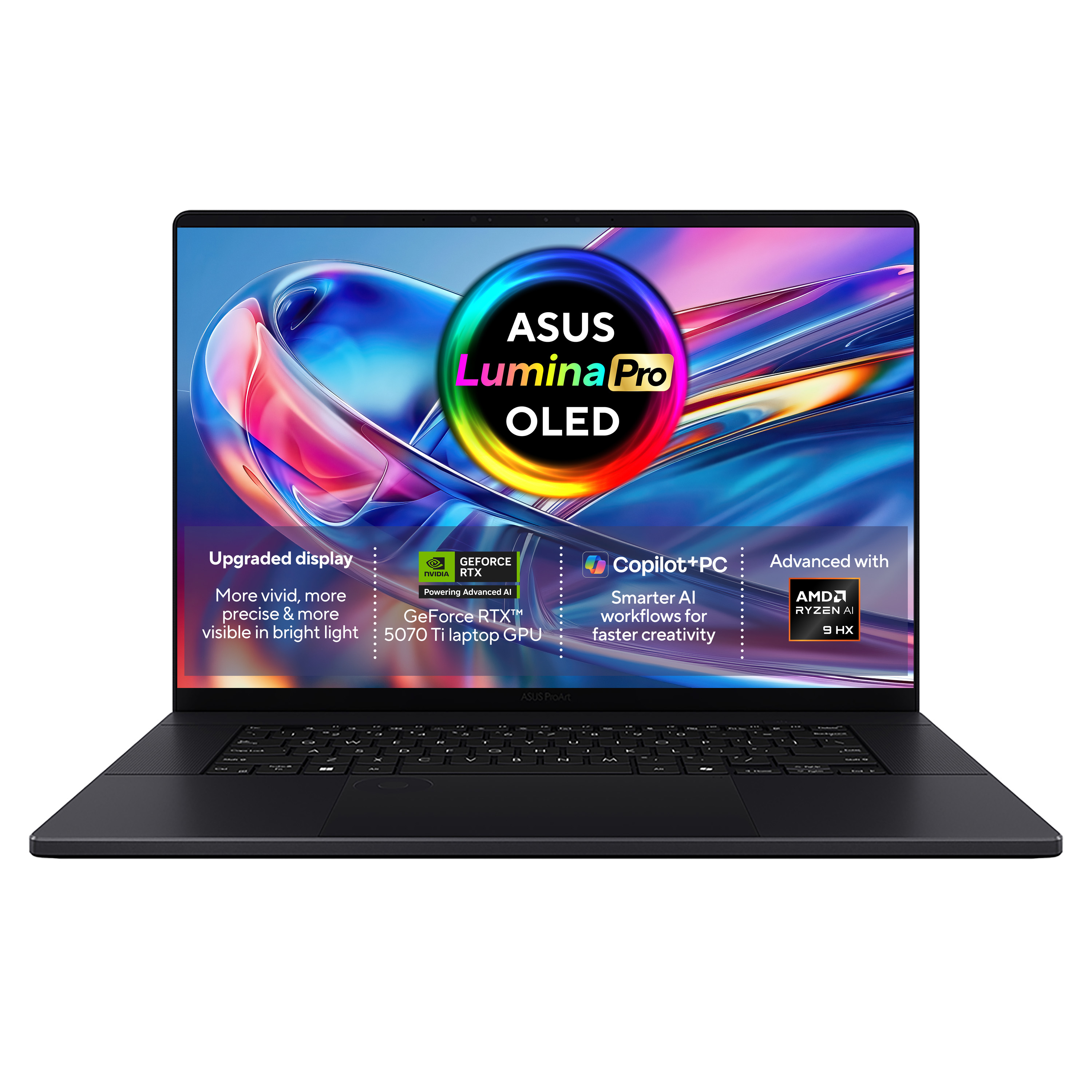 Asus - Fulfilment Notebook Msh B Proart H7606wr Ai R9 370 32gb 2tb 16in Oled Rtx 5070 W11 Home H7606wr-se004w Asus - Fulfilment Notebook Msh B Proart H7606wr Ai R9 370 32gb 2tb 16in Oled Rtx 5070 W11 Home H7606wr-se004w