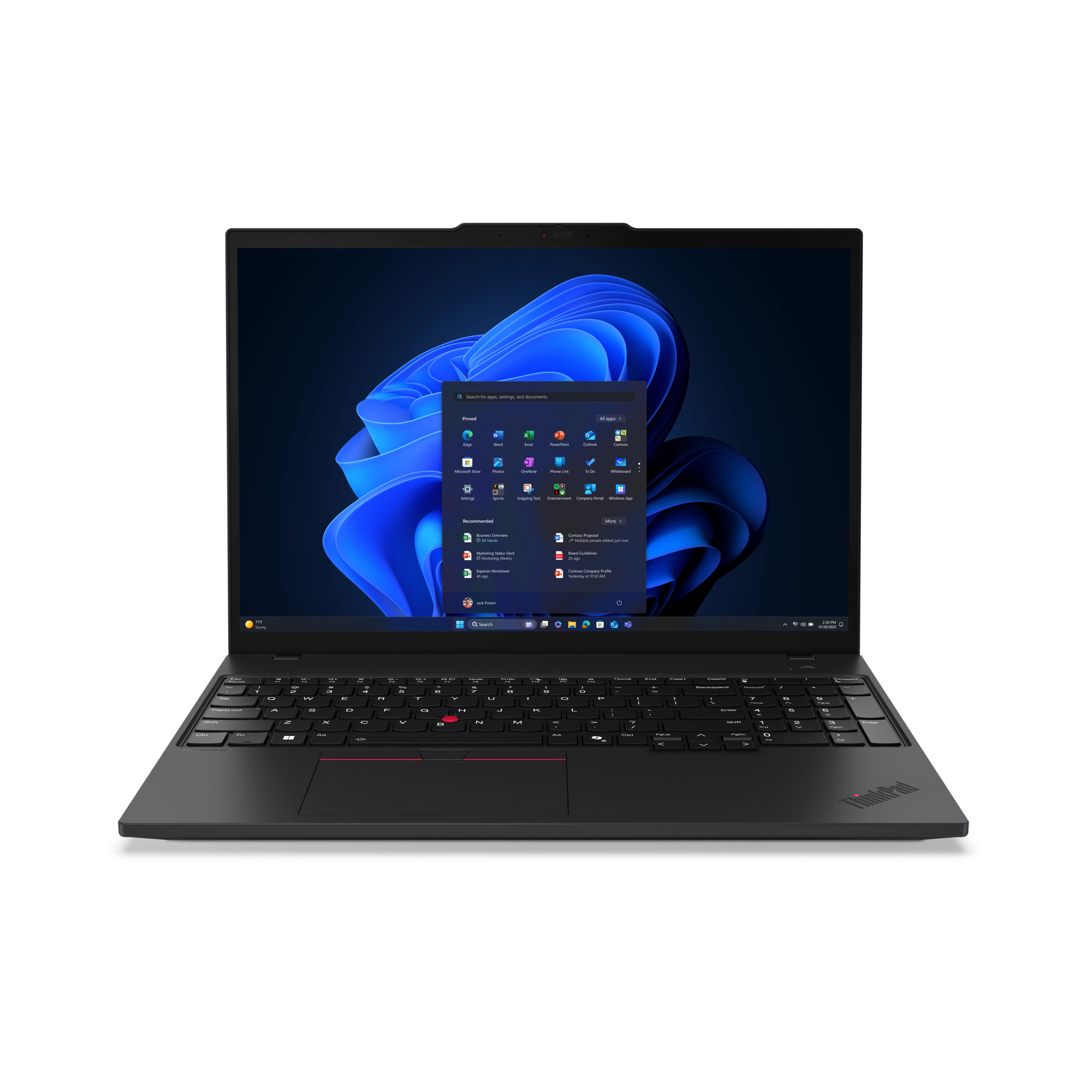 ThinkPad T16 Gen 4, Intel Core Ultra 7 255U (E-cores Up To 4.20GHz, 12MB), 16" WUXGA Non-Touch, W11P64 US/UK_ENG, 16.0GB, 1x512GB SSD M.2 2280 PCIe Gen4 TLC Opal, Intel Graphics, BT 5.3,Wi-Fi - C2000