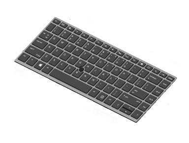 Hpinc Hp Keyboard Zbook 14u G5/g6, 840 G5/g6 De Backlit L15540-041 - xep01