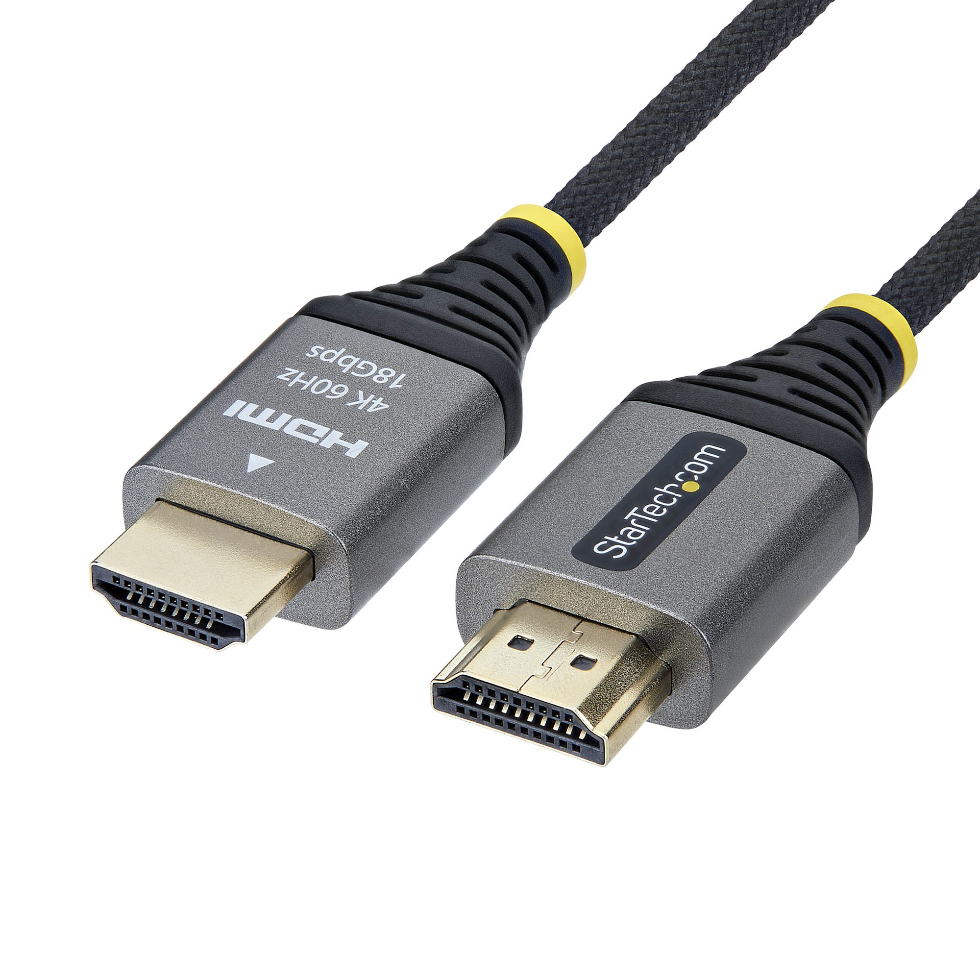 Startech - Cables                50cm Hdmi 2.0 Cable 4k 60hz         Premium Certified High Speed Hdm    Hdmi2-flex-4k60-50c