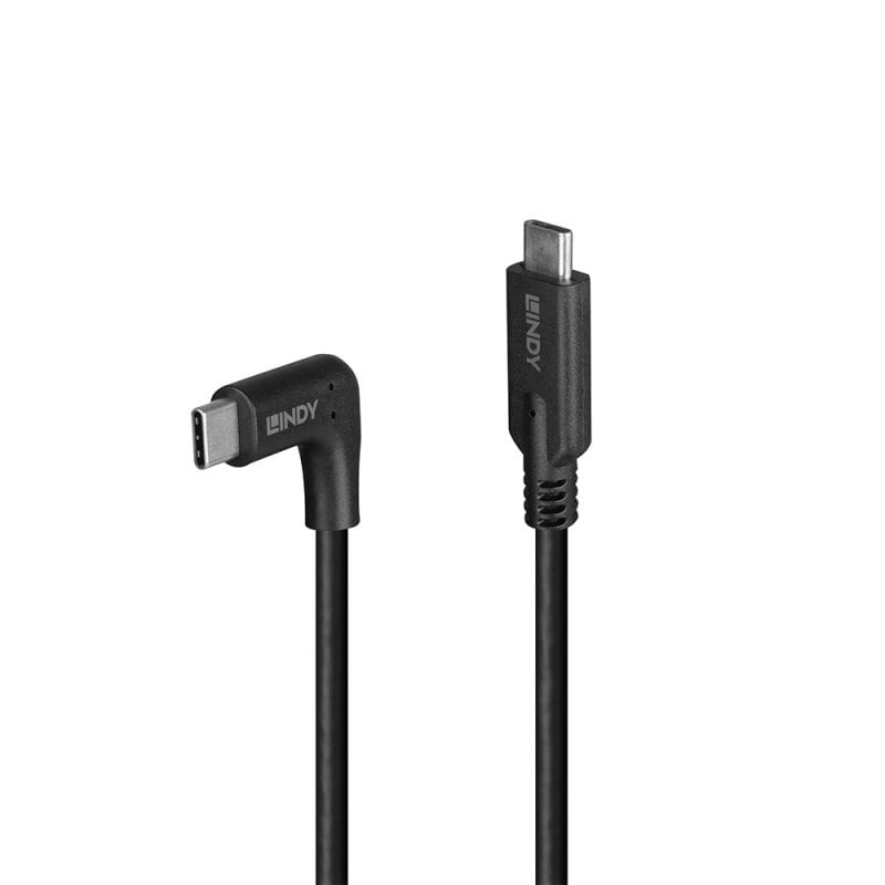 Lindy - Cables & Adapters        1m Usb 3.2 Type C Cable 90          Right Angle                         32018