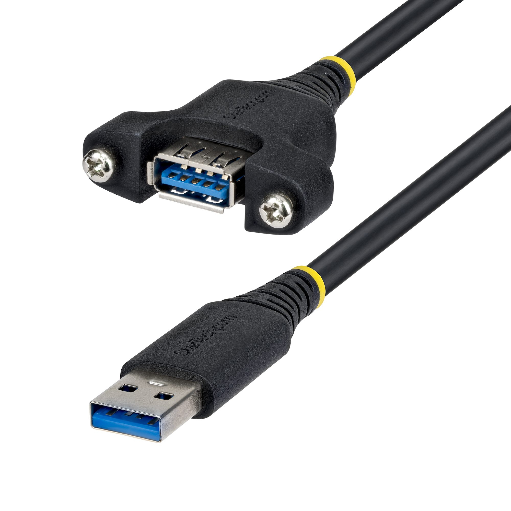 Startech - Cables                Panel Mount Usb Extension Cable     Usb-a To A Panel Mount/usb 5gbps    Usbpnlafam2m