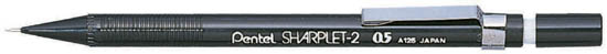 A125-a pentel Pentel Sharplet-2 Automatic Pencil 0.5mm Black A125-a - (pk12) - AD01