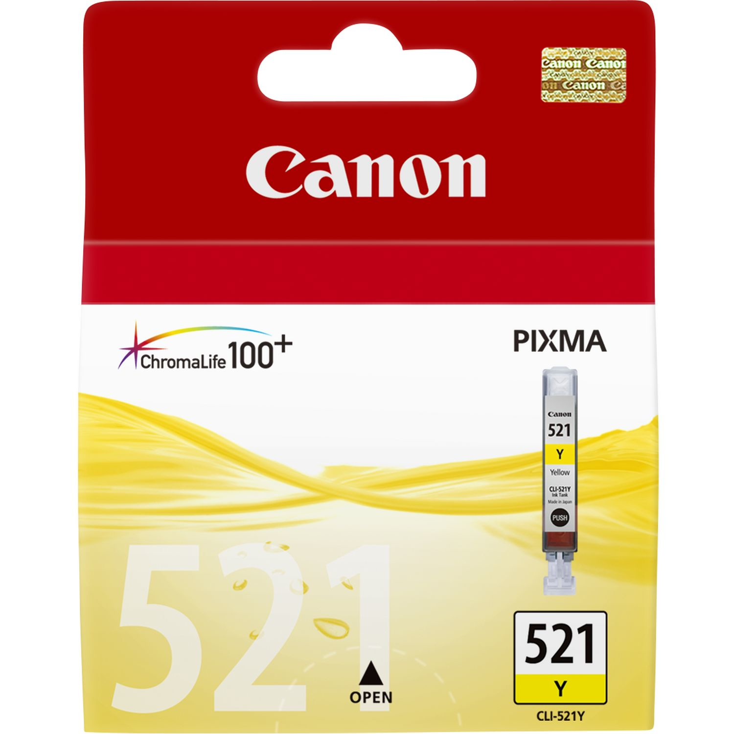 2936b001 canon Canon Cli-521 Yellow Ink Cartridge - AD01